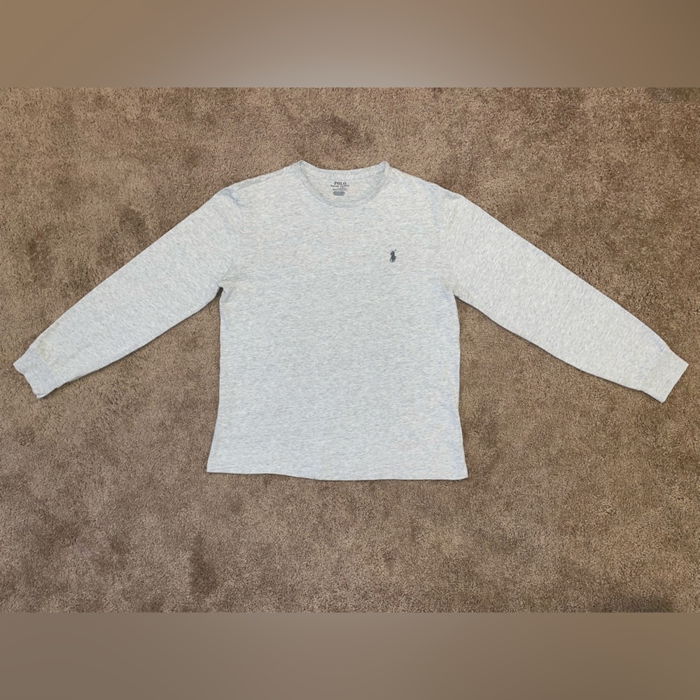 Men’s Polo Ralph Lauren Jersey Long Sleeve T-Shirt Size Medium.